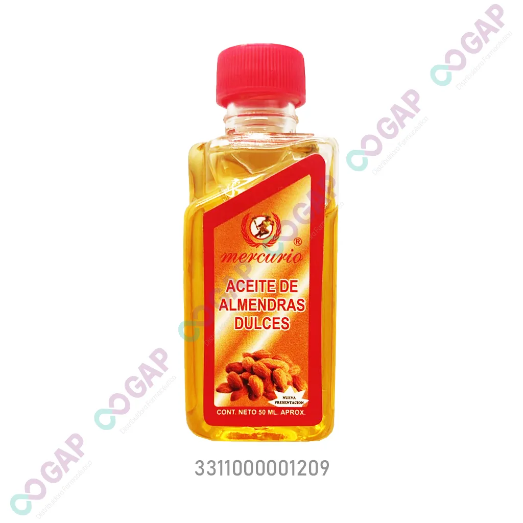 ACEITE DE ALMENDRAS DULCES MERCURIO 50 ML