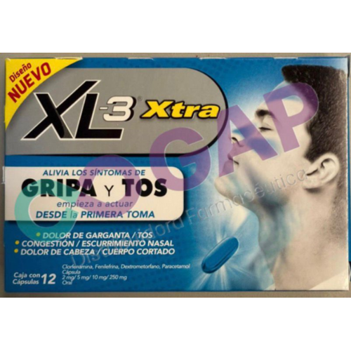 XL-3 GRIPA Y TOS 12 CAPSULAS