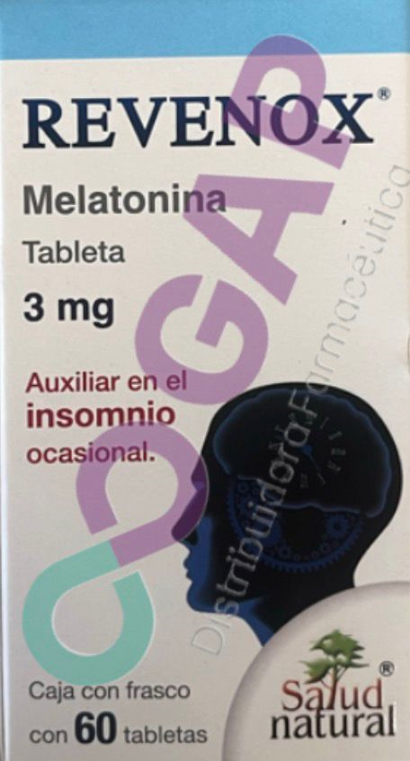 GE MELATONINA REVENOX 3 MG 60 TABLETAS