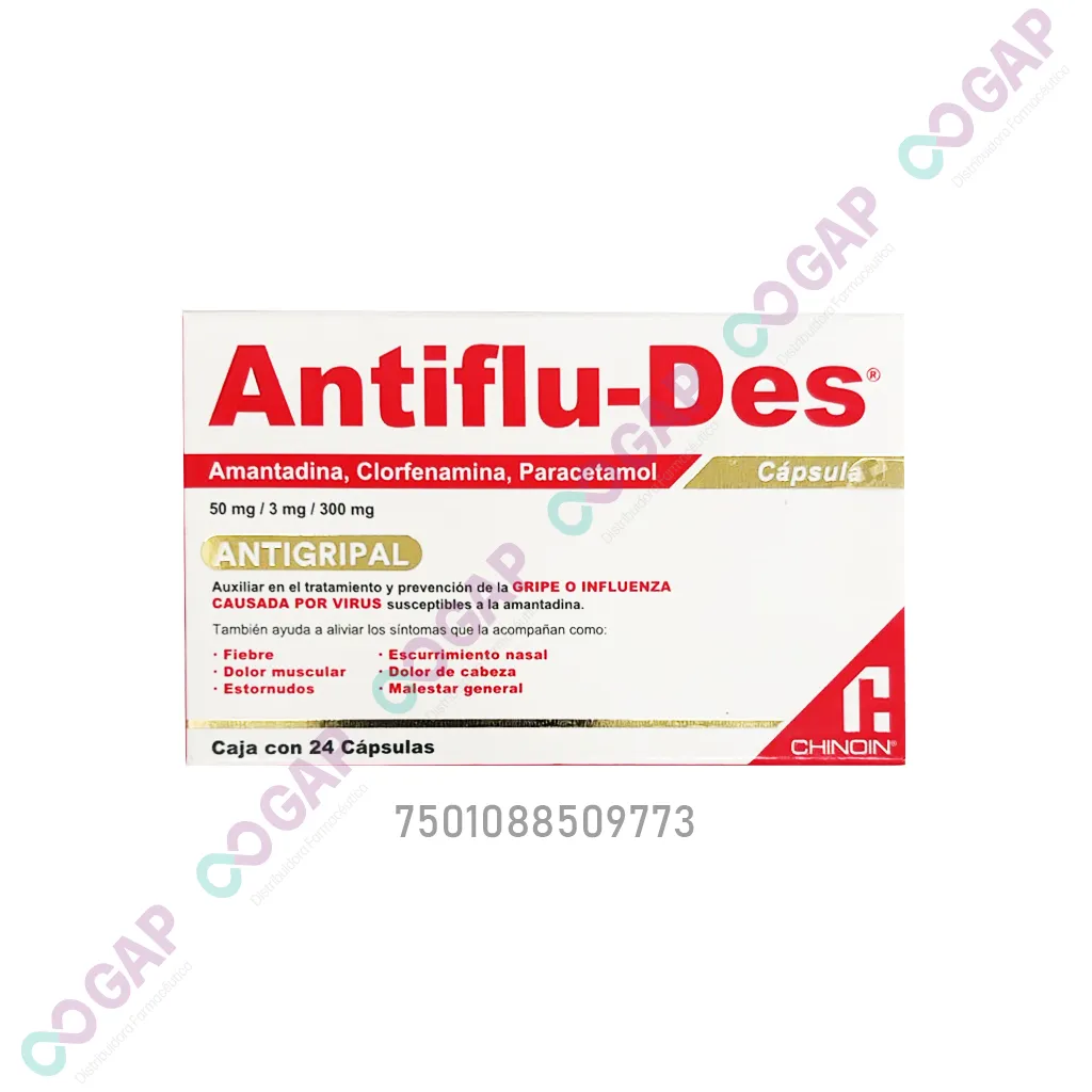 ANTIFLUDES 24 CAPS ADULTO