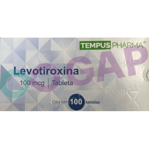 GE LEVOTIROXINA SODICA 100 MCG 100 TABLETAS