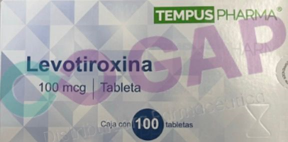 GE LEVOTIROXINA SODICA 100 MCG 100 TABLETAS