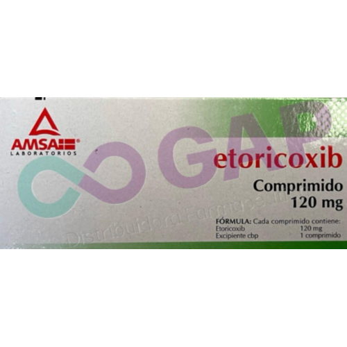 GE ETORICOXIB AMSA 120 MG 7 COMPRIMIDOS