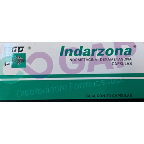 GE INDOMETACINA/DEXAMETASONA INDARZONA 30 CAPSULAS