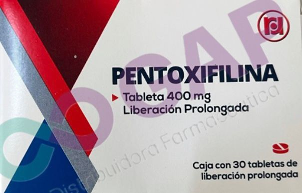 GE PENTOXIFILINA 400MG LP C/30 TAB RANDALL