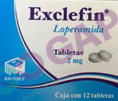 GE LOPERAMIDA EXCLEFIN 2 MG 10 TABLETAS