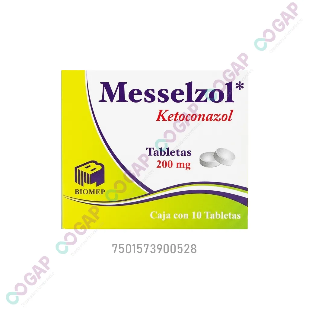 GE KETOCONAZOL MESSELZOL 200 MG 10 TABLETAS