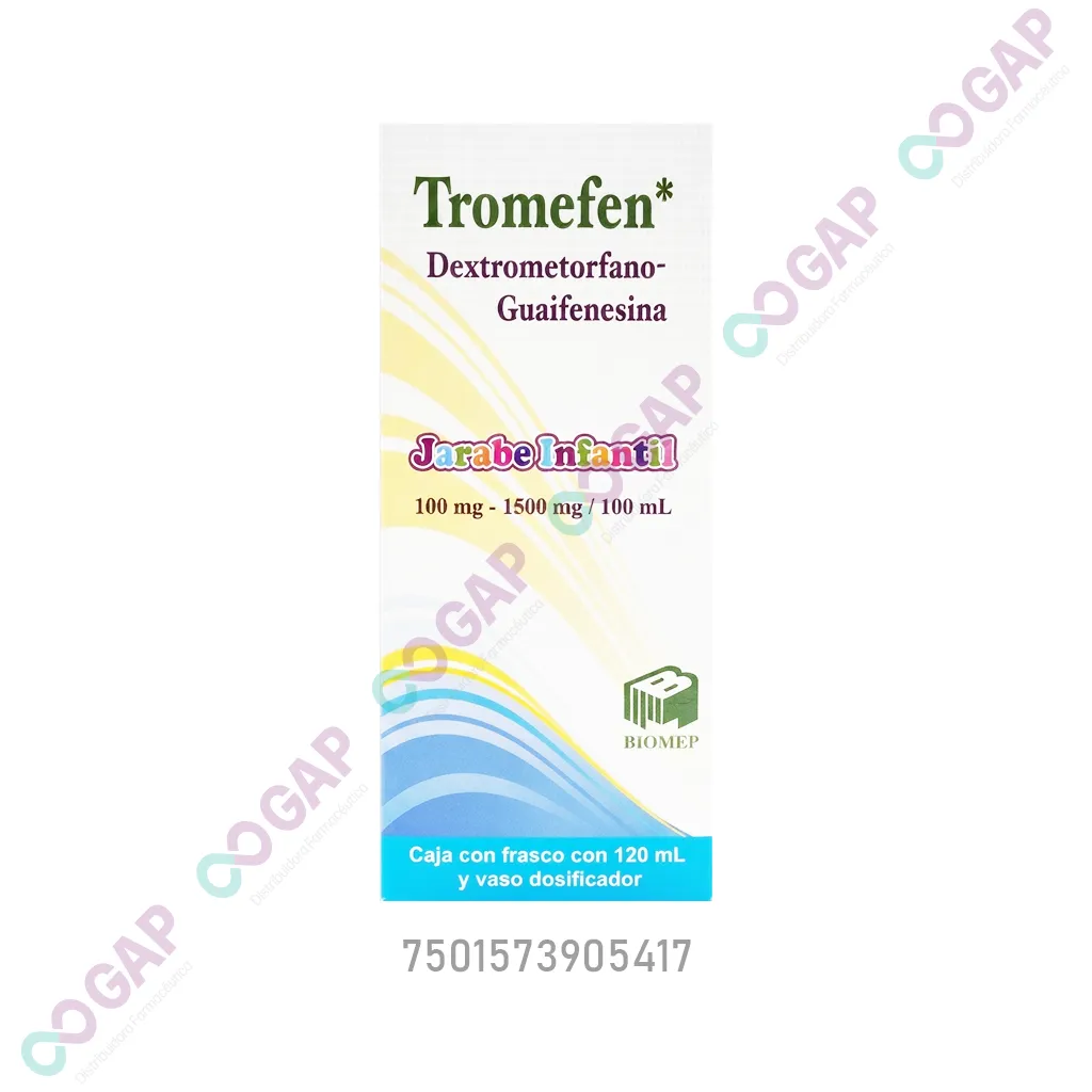GE DEXTROMETOR/GUAIFENE TROMEFEN INF JBE 120 ML