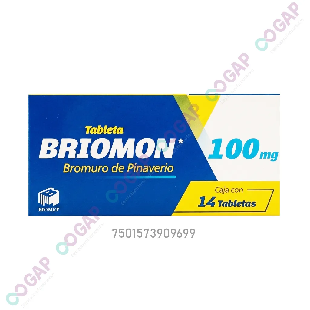 GE BROMURO DE PINAVERIO BRIOMON 100 MG 14 TABLETAS
