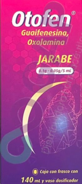 GE OXOLAMINA/GUIAFENESINA OTOFEN JBE FCO 140 ML