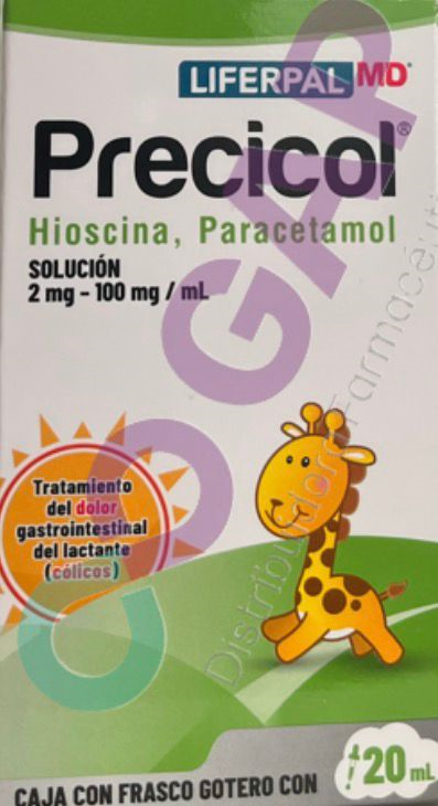 GE HIOSCINA/PARACETAMOL PRECICOL GOTAS FCO 20 ML