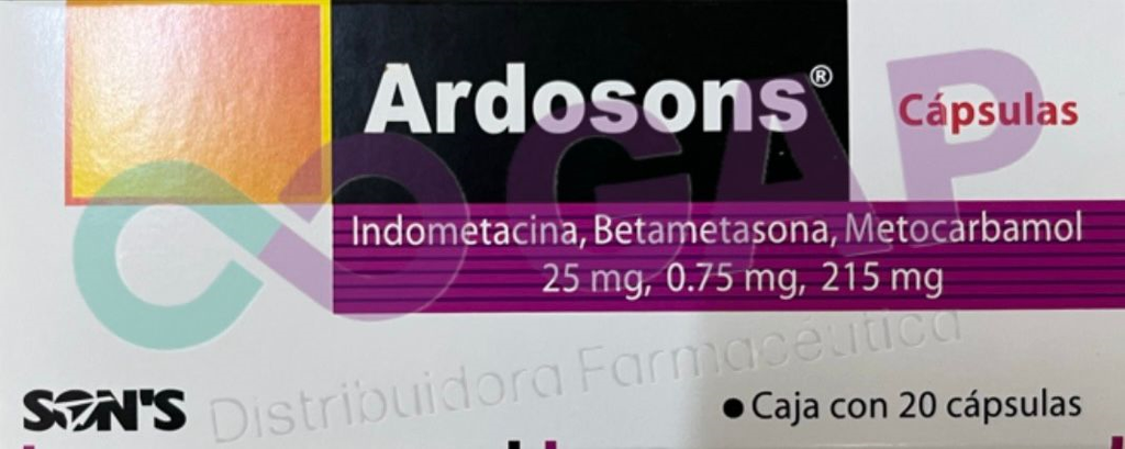 GE INDOM/BETAM/METOC ARDOSONS 20 CAPSULAS