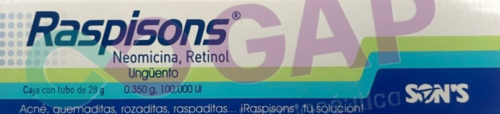 RASPISONS UNG 28 G NEOMICINA/RETINOL
