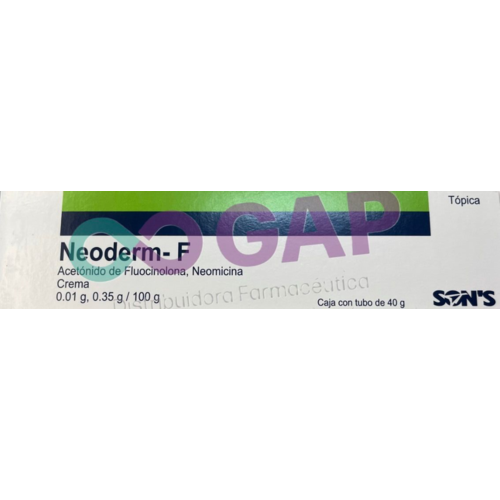 GE ACET DE FLUOCINOLONA/NEOMICINA NEODERM-F CREMA TUBO 40 G