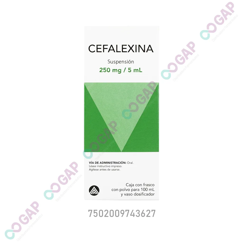 GE CEFALEXINA SUSP 250 MG 100 ML MEDIGEN MAVER