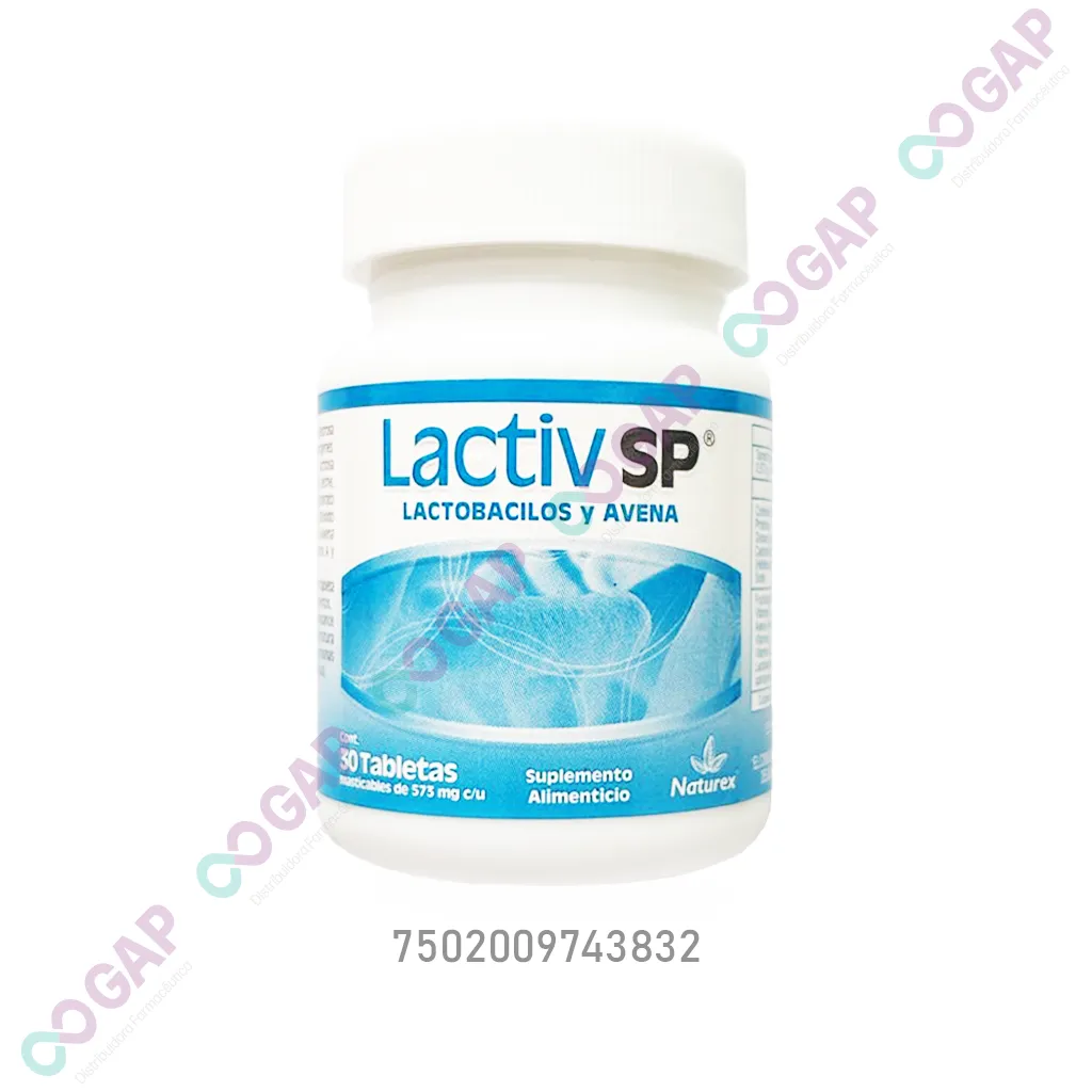 LACTIV SP LACTOBACILOS Y AVENA 30 TABLETAS MASTI