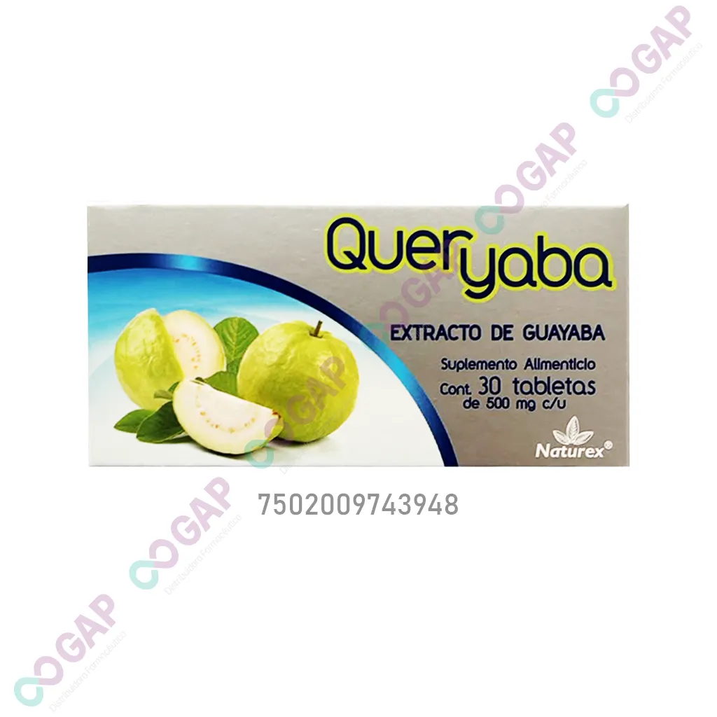 QUERYABA 500 MG 30 TABLETAS