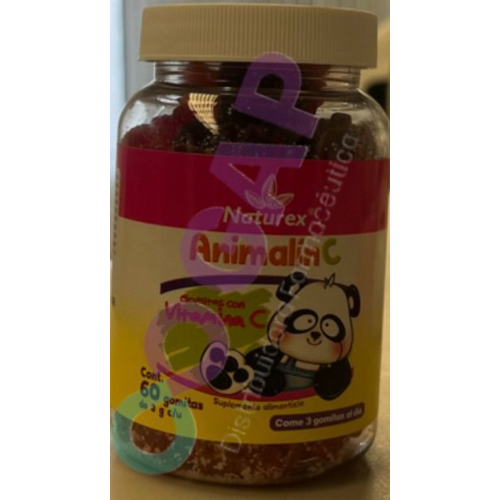 ANIMALIN C C/60 GOMITAS 3G C/U