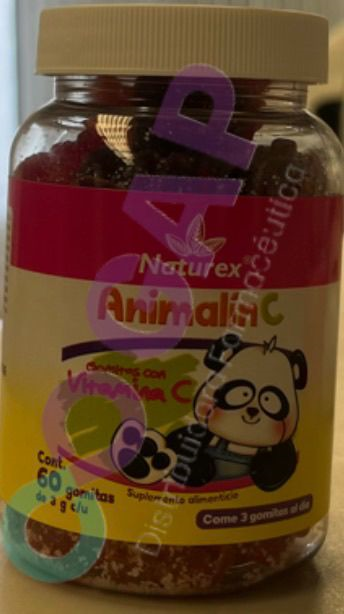 ANIMALIN GOMITAS VIT C 75 PZAS