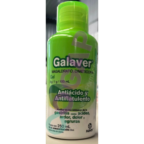 GE MAGALDRATO/DIMETICONA GALAVER SOL 250 ML