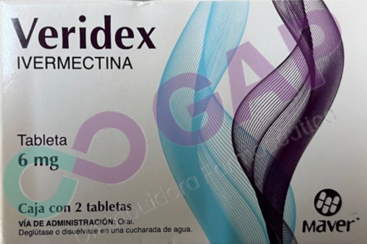 GE IVERMECTINA VERIDEX 6 MG 2 TABLETAS