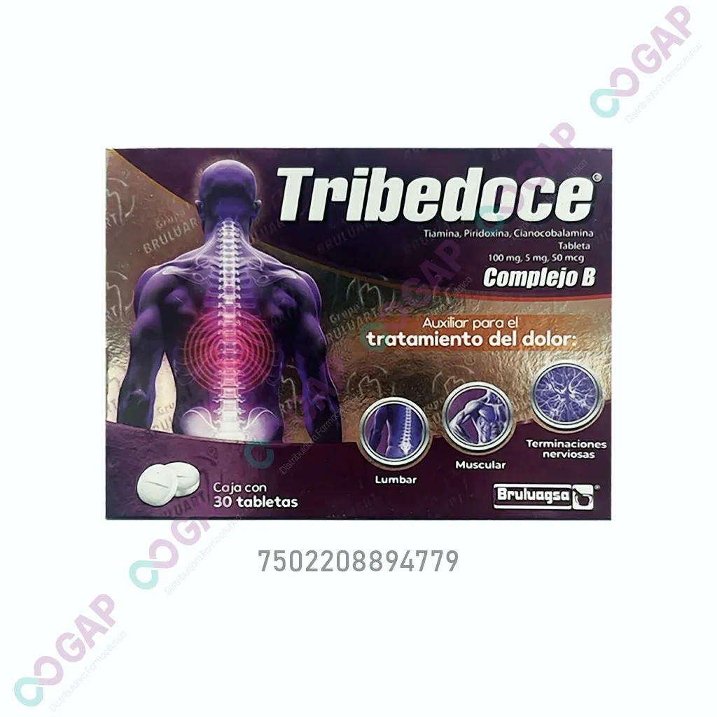 TRIBEDOCE COMPLEJO B 30 TABLETAS