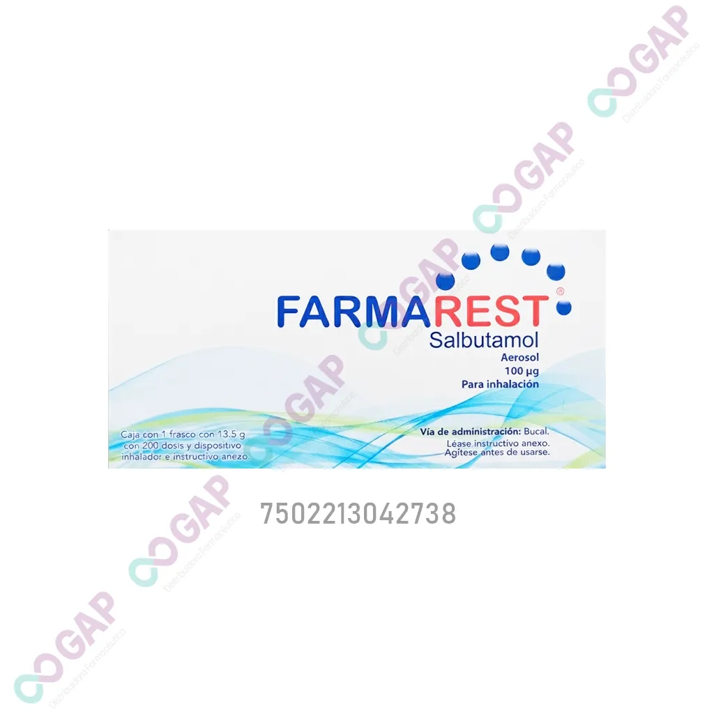 GE SALBUTAMOL FARMAREST AEROSOL 100UG 200 DOSIS