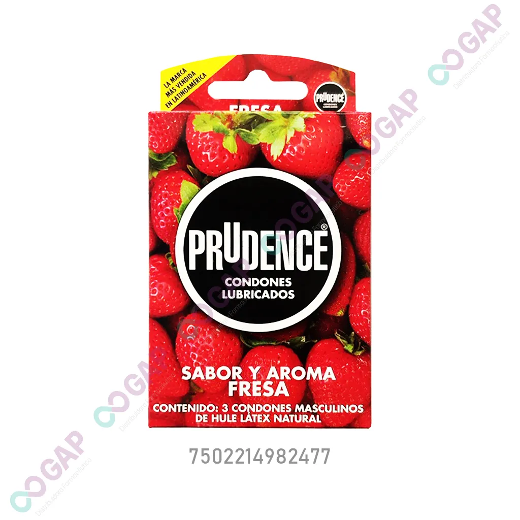 PRUDENCE SABOR FRESA CARTERA C/3