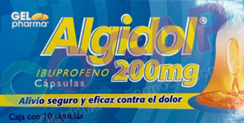 GE IBUPROFENO ALGIDOL 200 MG 10 CAPSULAS