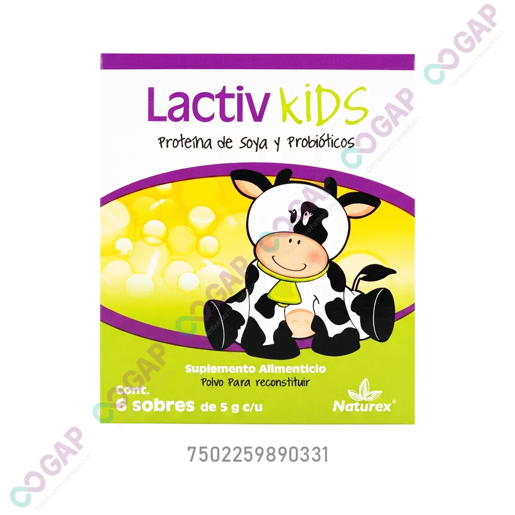 LACTIV KIDS 6 SOBRES 5 G