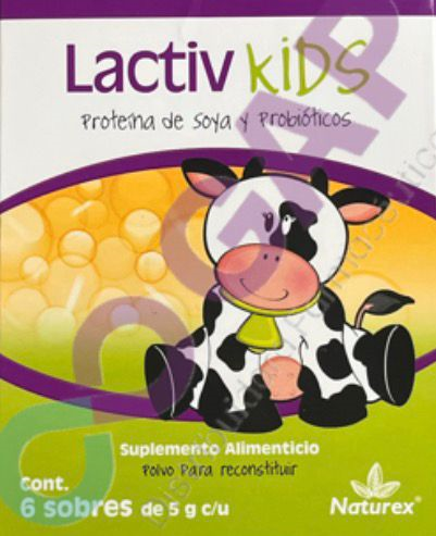 LACTIV KIDS 6 SOBRES 5 G