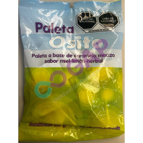 PALETA OSITO  C/1 PZAS 10 G