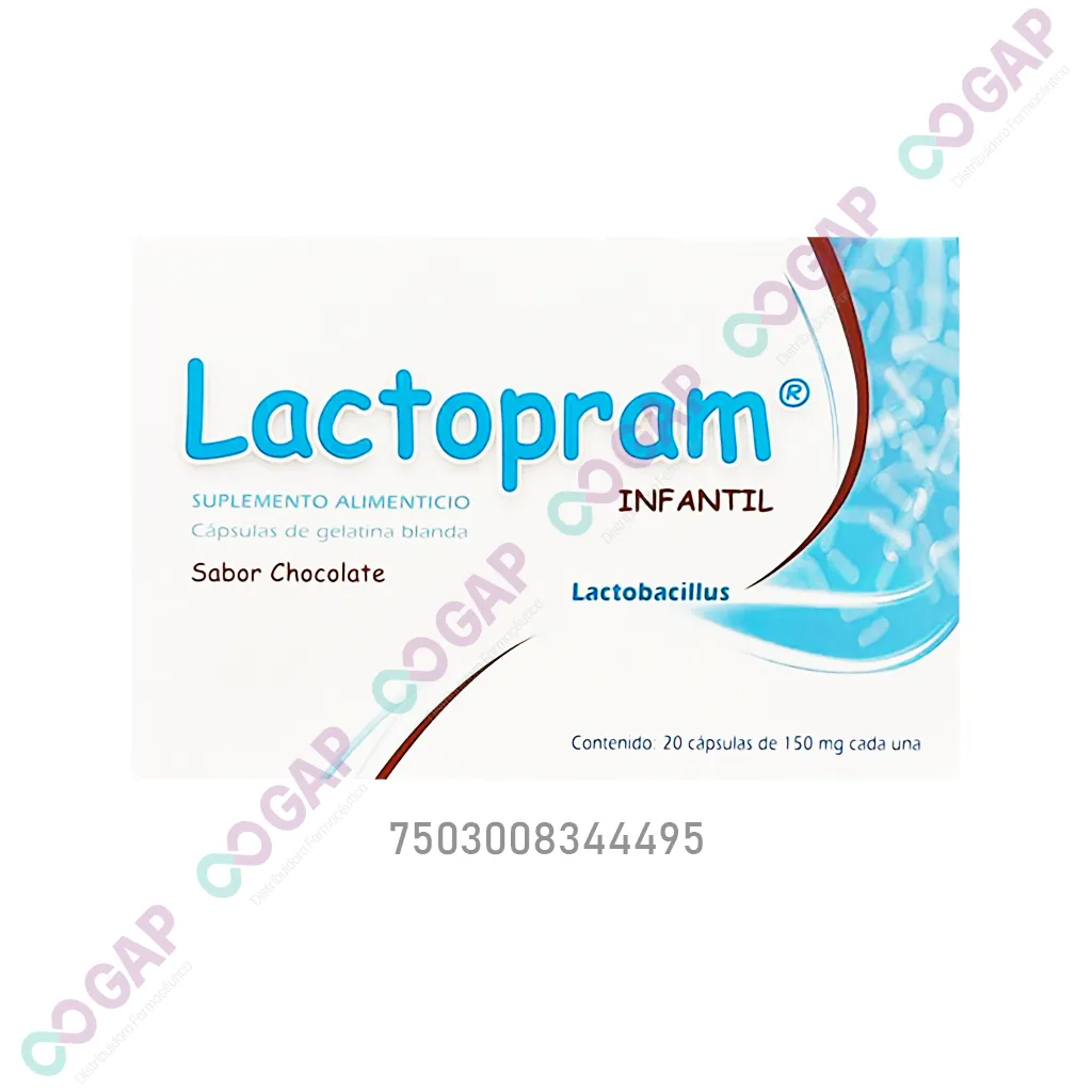 LACTOPRAM INFANTIL C/20 CAPSULAS 150 MG