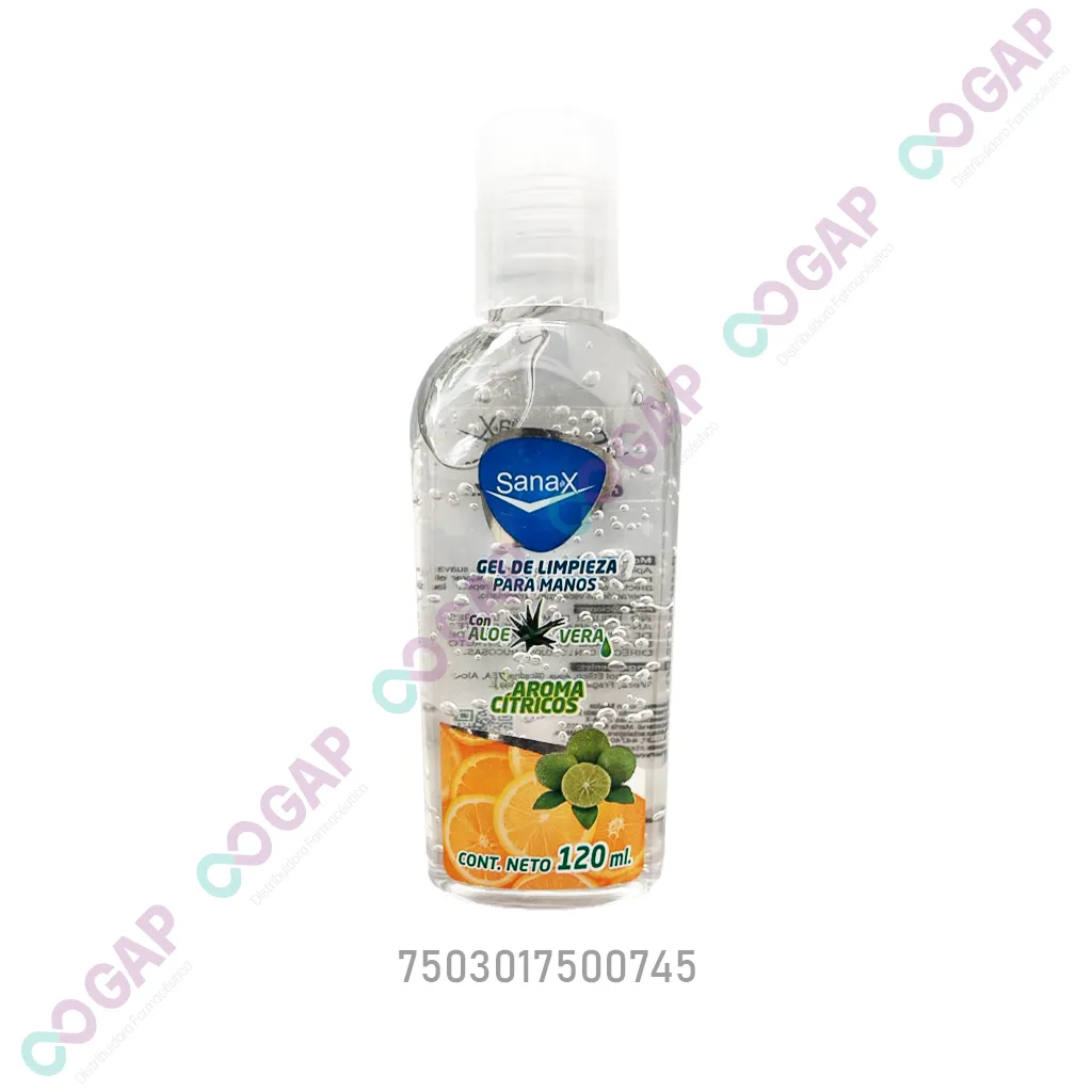 GEL ANTIBACTERIAL SANAX FCO 120 ML