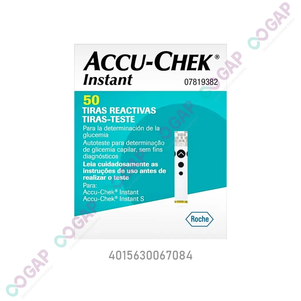 ACCU-CHEK INSTAN TIRAS REACTIVAS