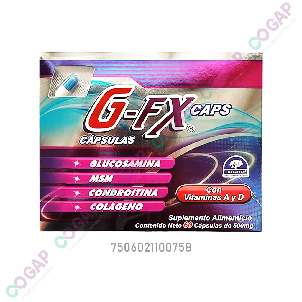 G-FX 60 CAPS 500 MG