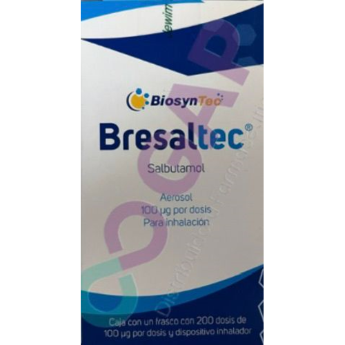 GE SALBUTAMOL 20.0 MG 100 UG   AEROSOL 200 DOSIS BRESALTEC