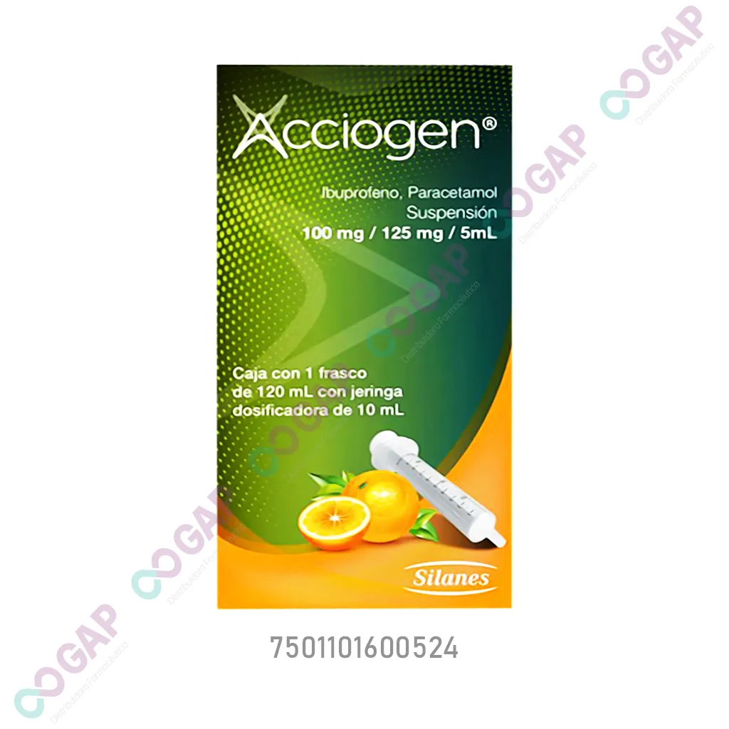 ACCIOGEN SUSPENCION 100MG/125MG/5ML FCO 120 ML