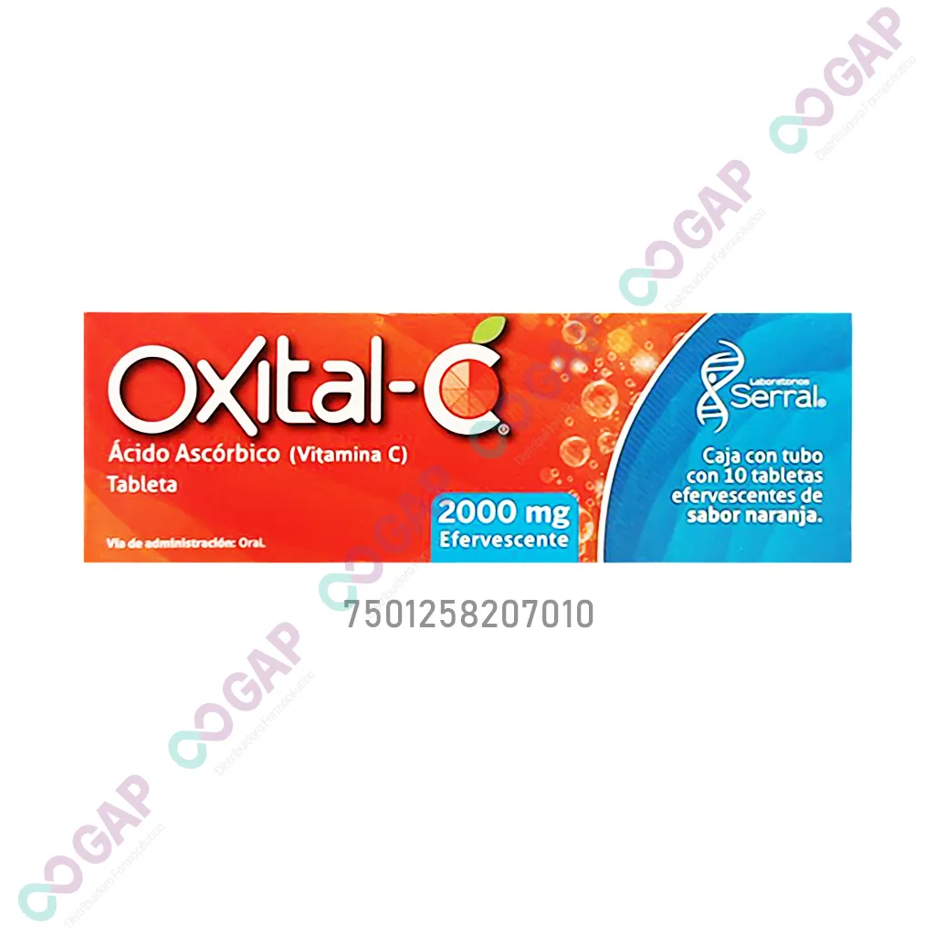 GE ACIDO ASCORBICO OXITAL EFERV 2 G 10 COMP