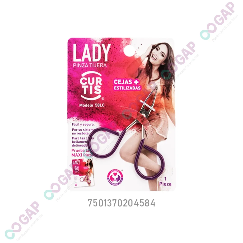 PINZA PARA DEPILAR LADY CHICA 1 PZA CURTIS
