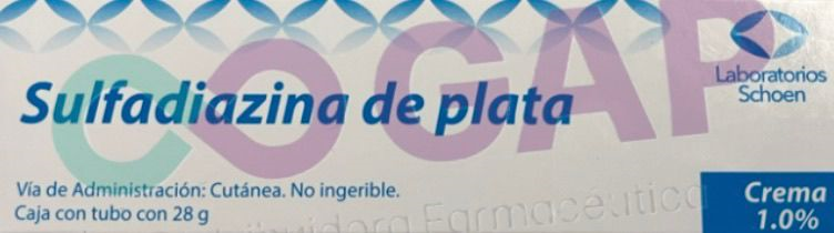 GE SULFADIAZINA DE PLATA SCHOEN CREMA TUBO 28 G