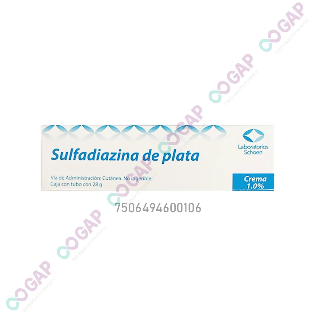 GE SULFADIAZINA DE PLATA SCHOEN CREMA TUBO 28 G