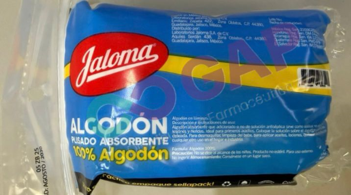 ALGODON PLISADO JALOMA BOLSA C/25 G