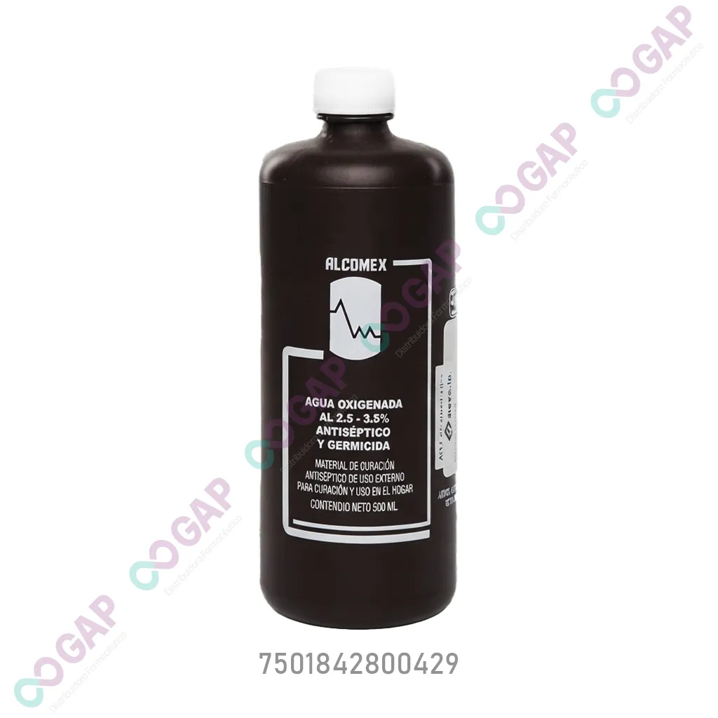 AGUA OXIGENADA ALCOMEX SOL 500 ML