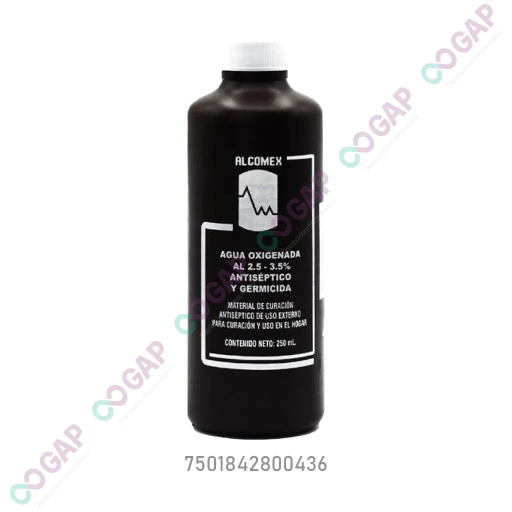 AGUA OXIGENADA ALCOMEX SOL 250 ML