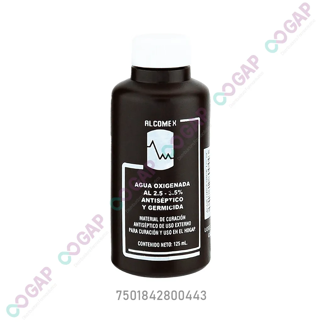 AGUA OXIGENADA 125ML ALCOMEX