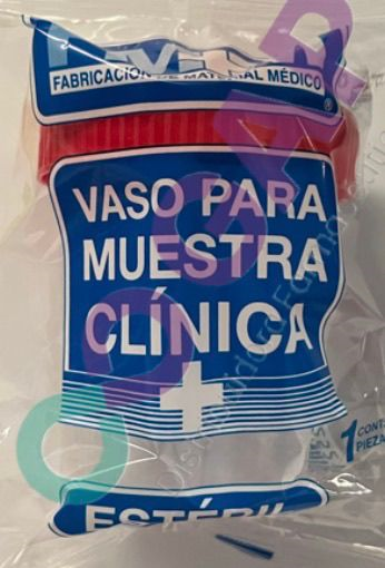 VASO RECOLECTOR P/MUESTRAS MEDIMAZ ESTERIL 100 ML