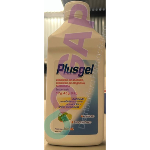 GE ALUM/MAGNE/DIMETICONA PLUS GEL SUSP 360 ML