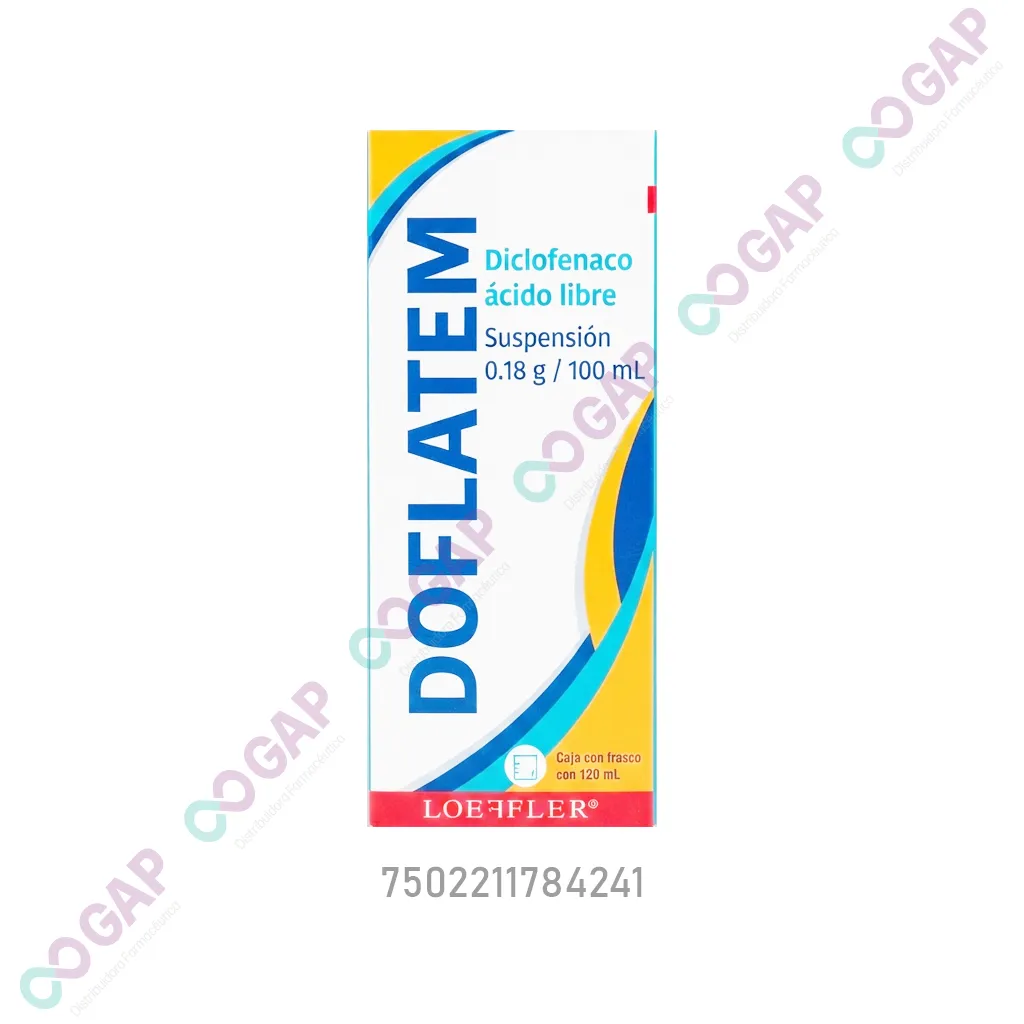 GE DICLOFENACO DOFLATEM SUSP 0.18G/100ML FCO 120 ML