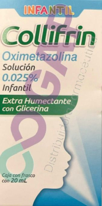 GE OXIMETAZOLINA COLLIFRIN SOL INF 0.025% 20 ML